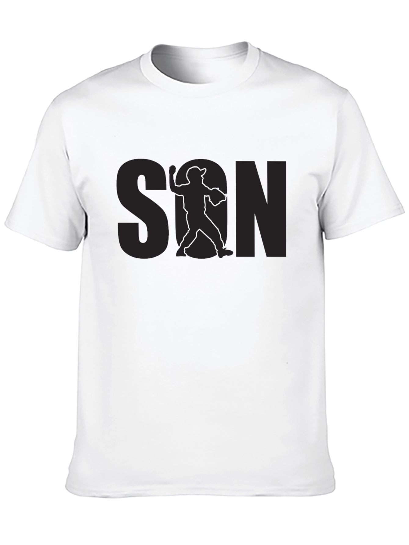 Baseball Son Graphic Tee - Black