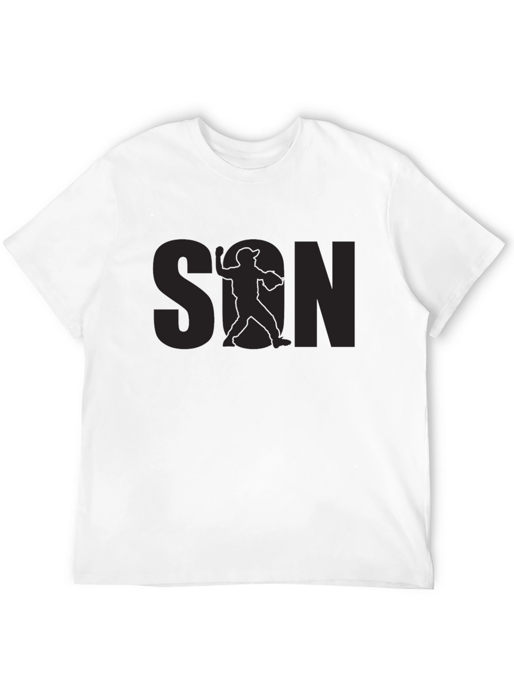 Baseball Son Graphic Tee - Black