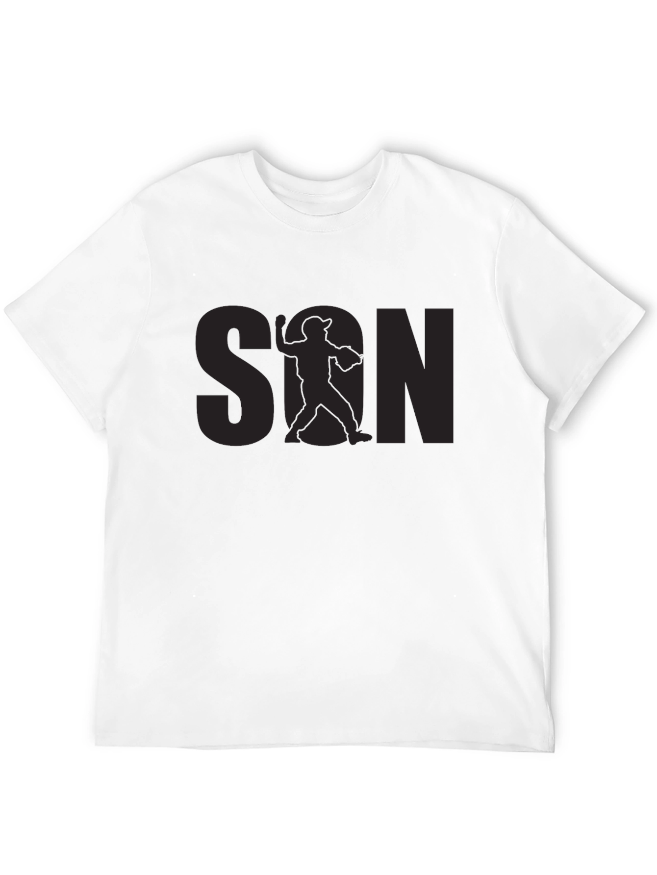 Baseball Son Graphic Tee - Black