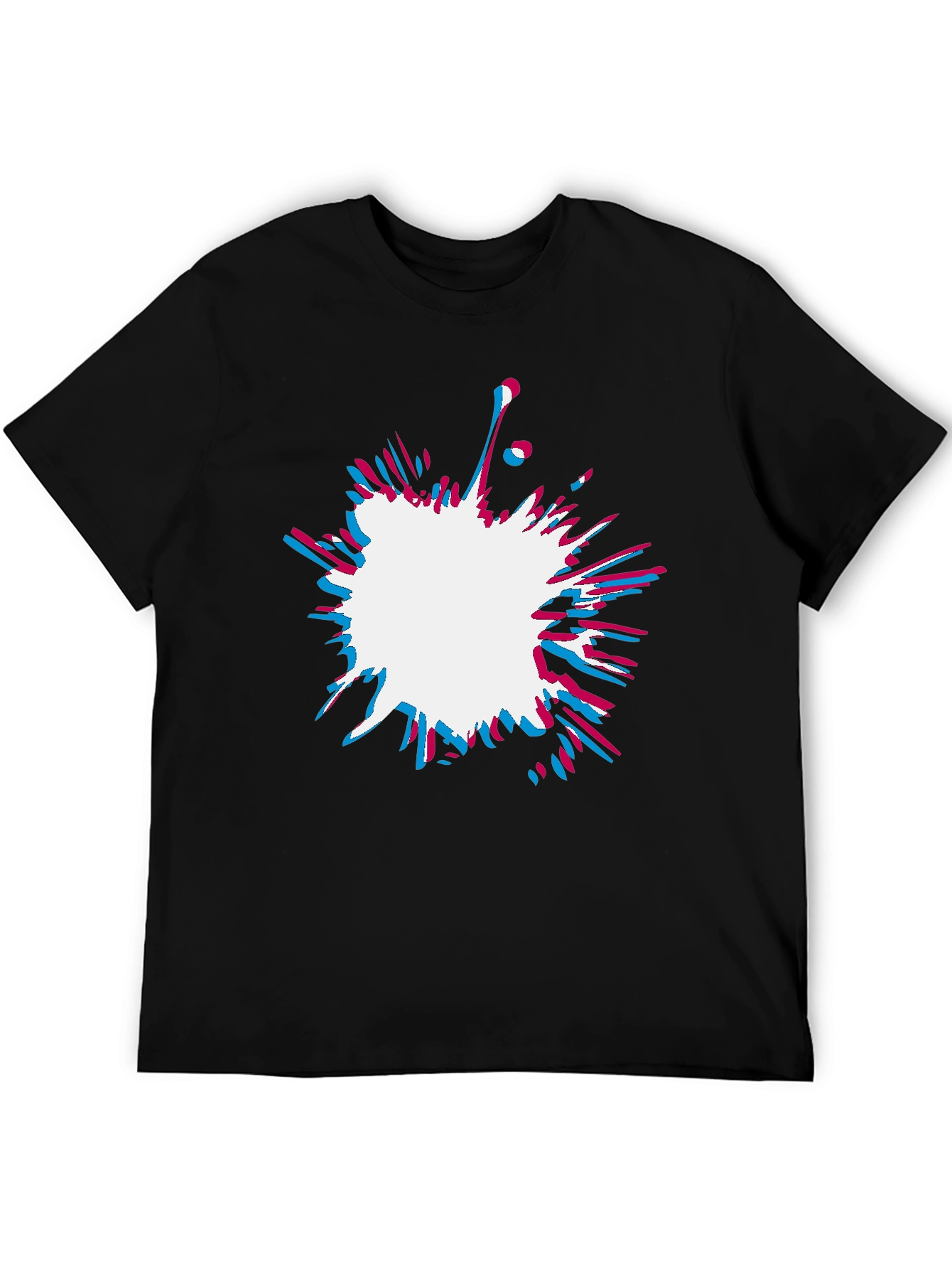 Abstract Splatter Graphic Tee