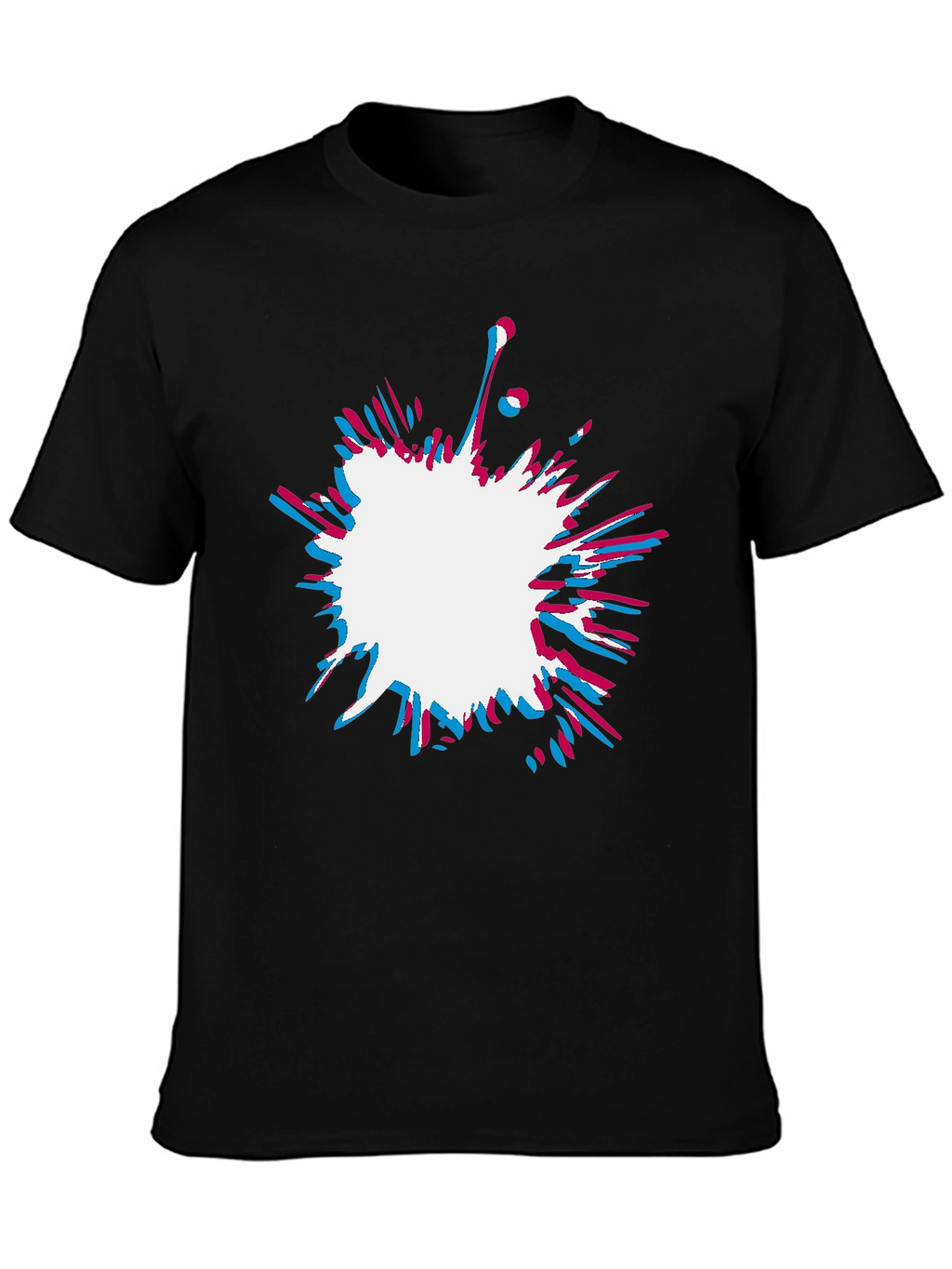 Abstract Splatter Graphic Tee