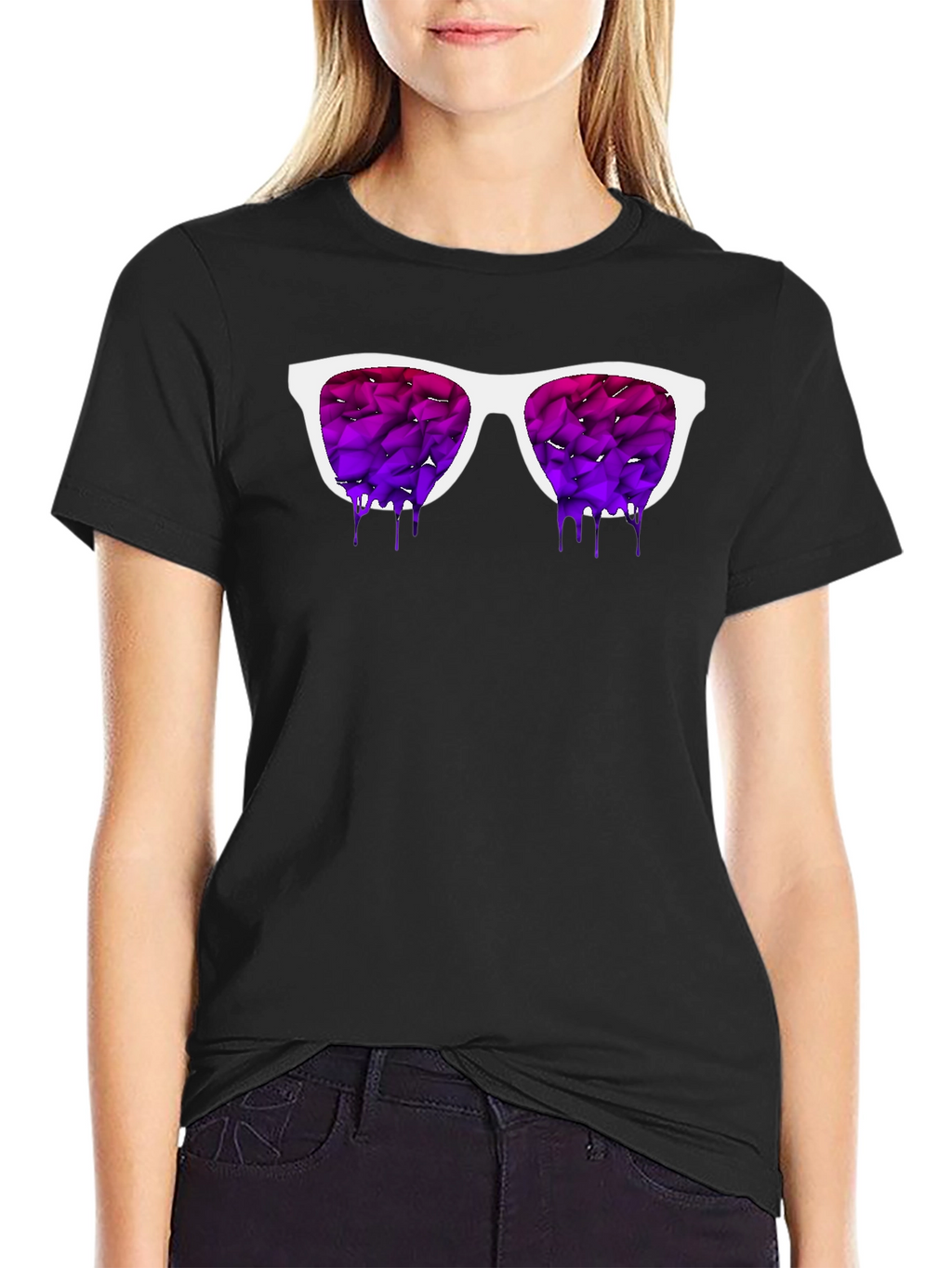 Sunglasses Graphic T-Shirt - White Frame