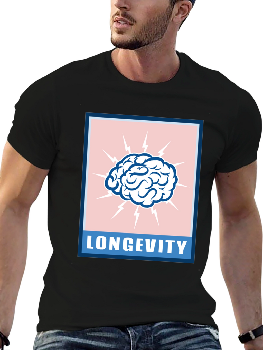 Longevity Brain T-Shirt - Stay Sharp