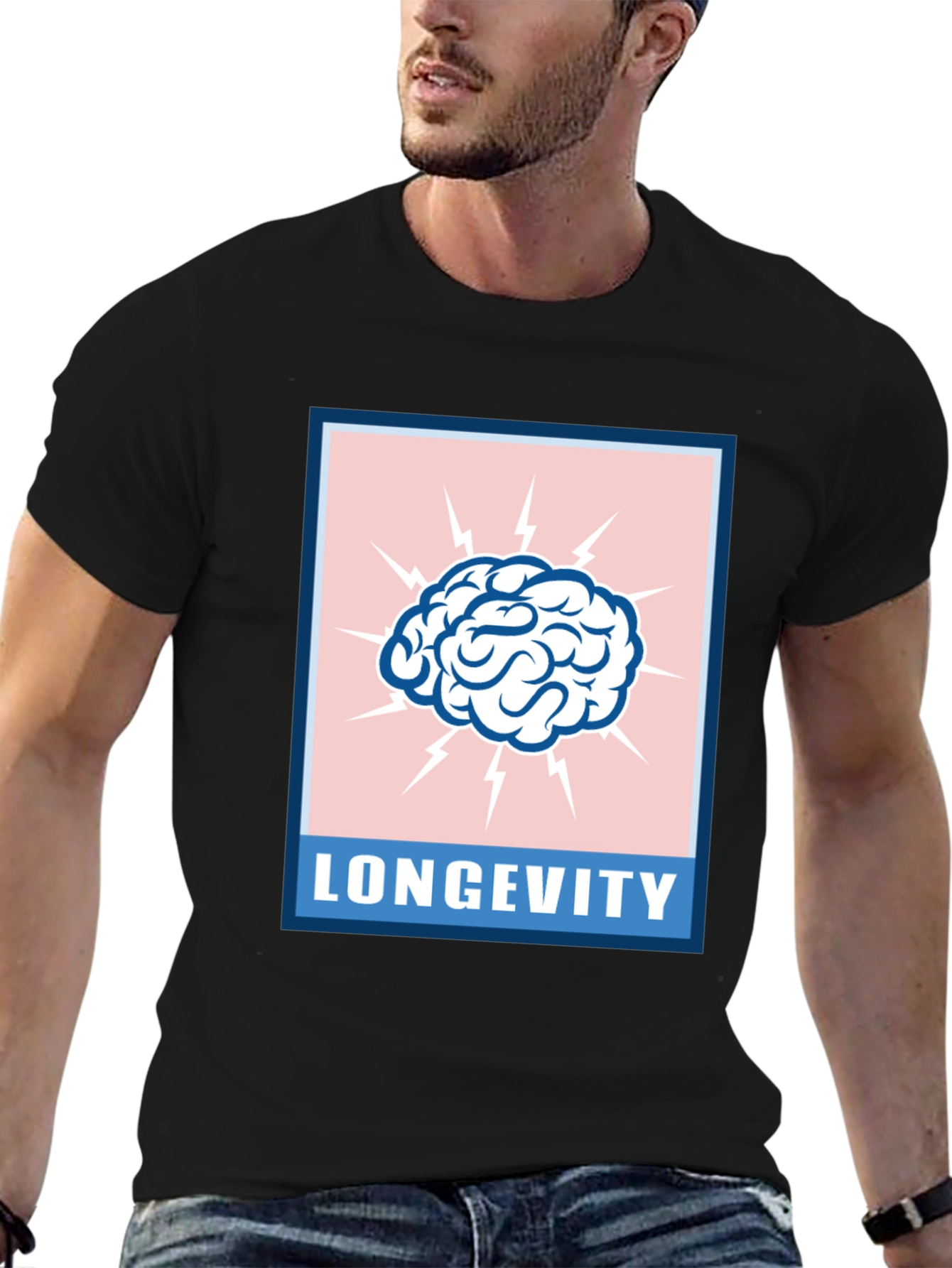 Longevity Brain T-Shirt - Stay Sharp