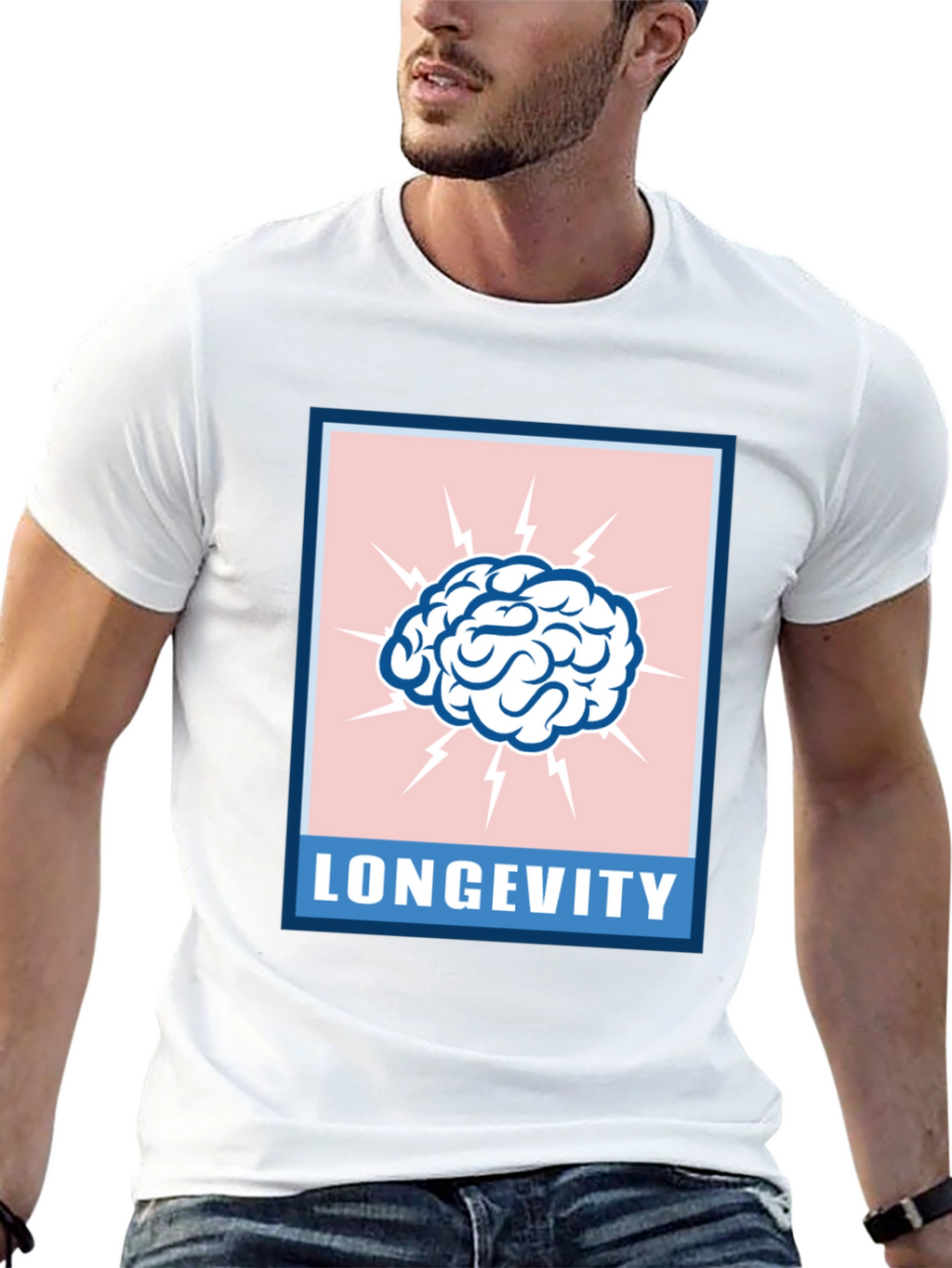 Longevity Brain T-Shirt - Stay Sharp