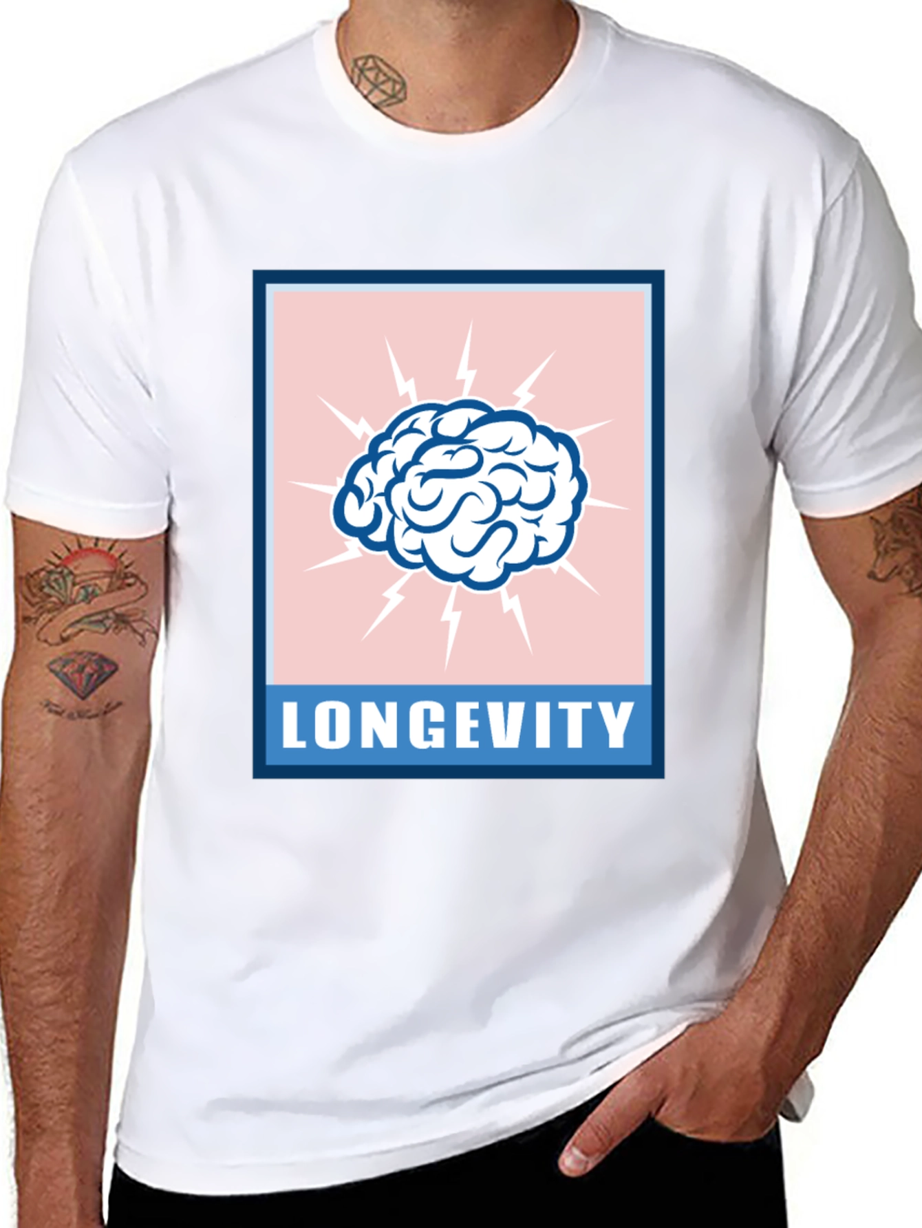 Longevity Brain T-Shirt - Stay Sharp
