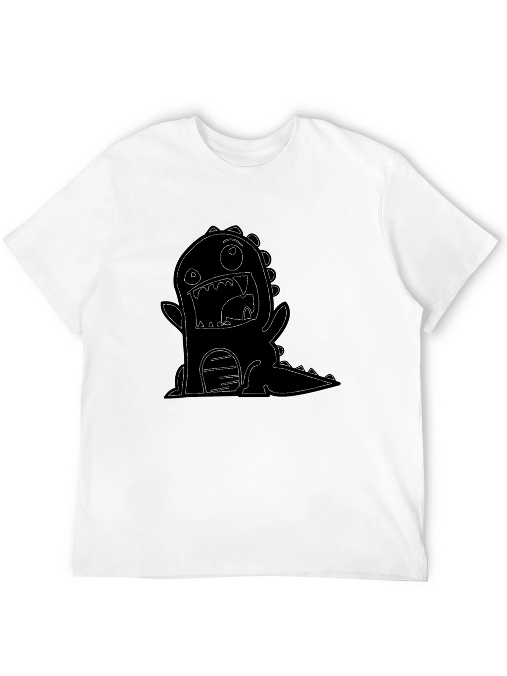 Monster Graphic T-Shirt - Black