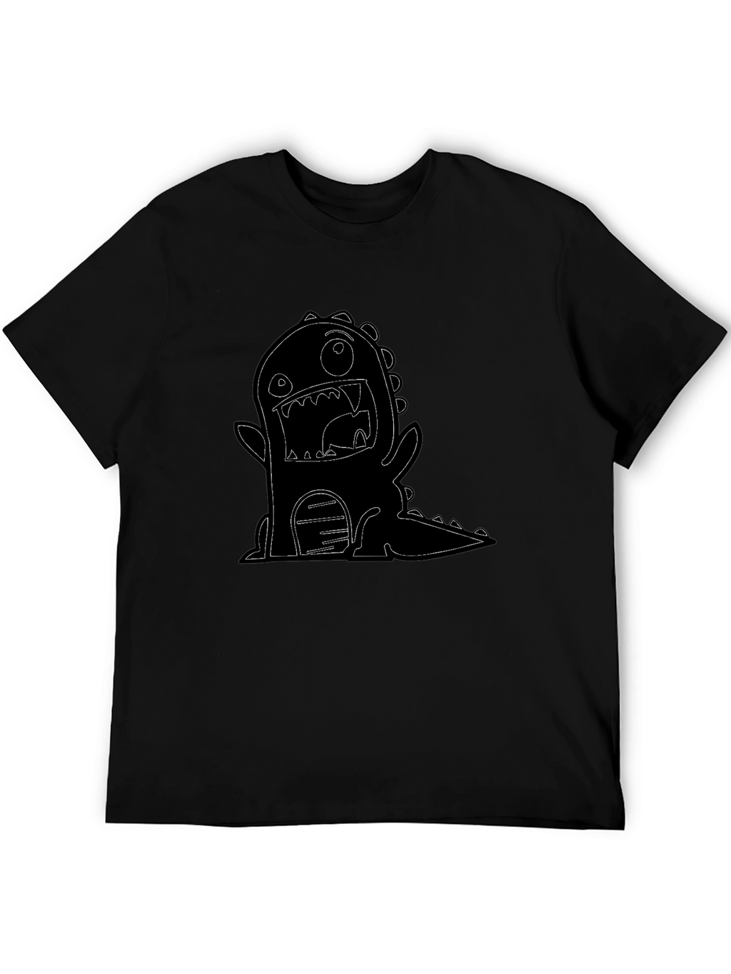 Monster Graphic T-Shirt - Black