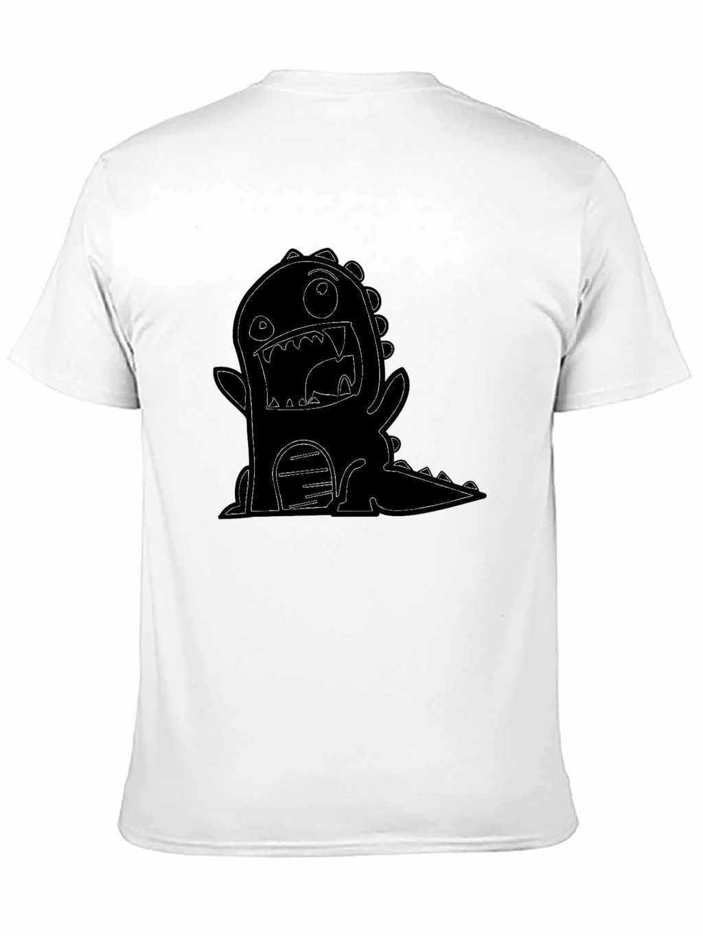 Monster Graphic T-Shirt - Black