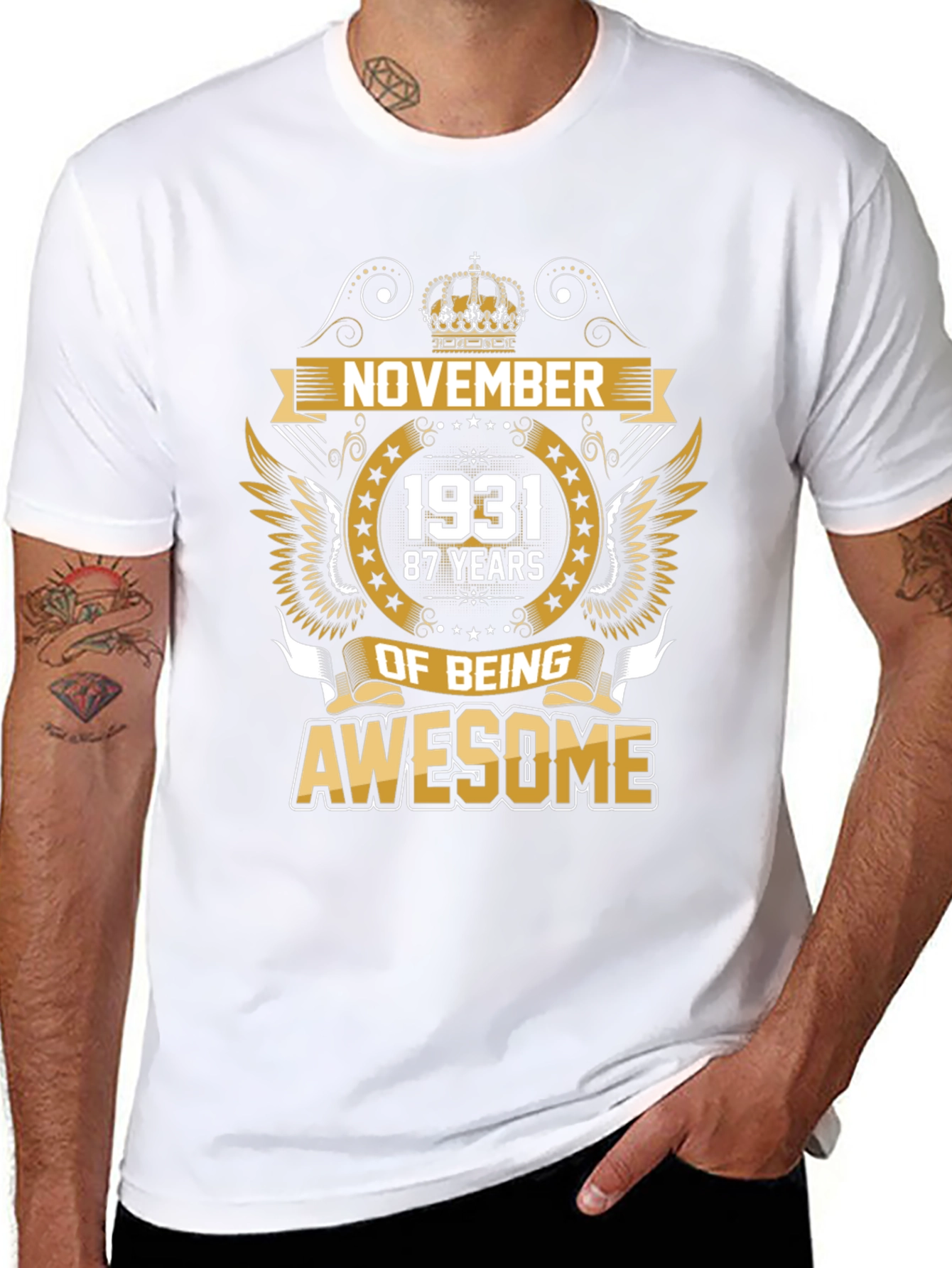 November 1931 87 Years of Being Awesome T-Shirt