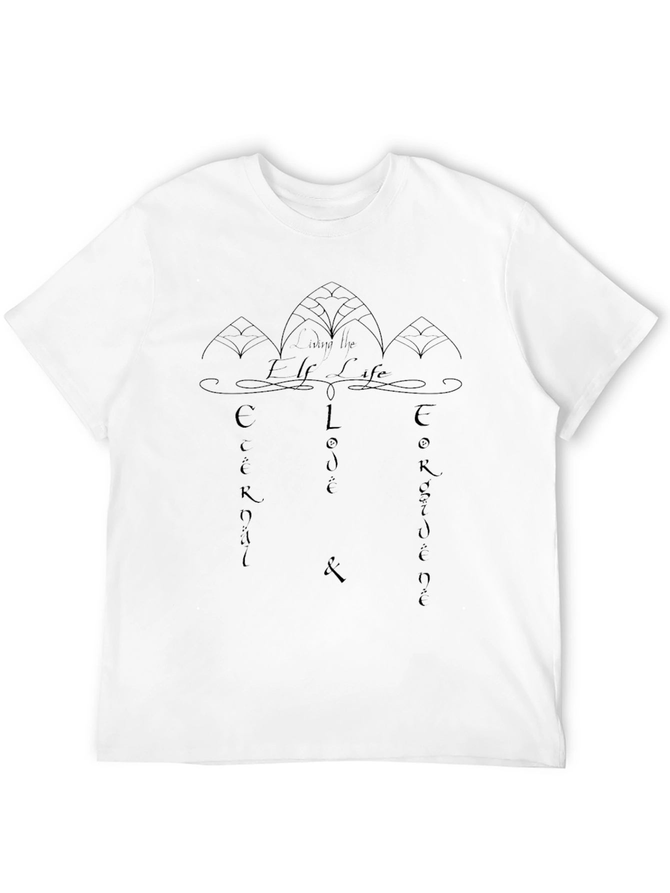 Unique Graphic Tee - Embrace the Elf Life