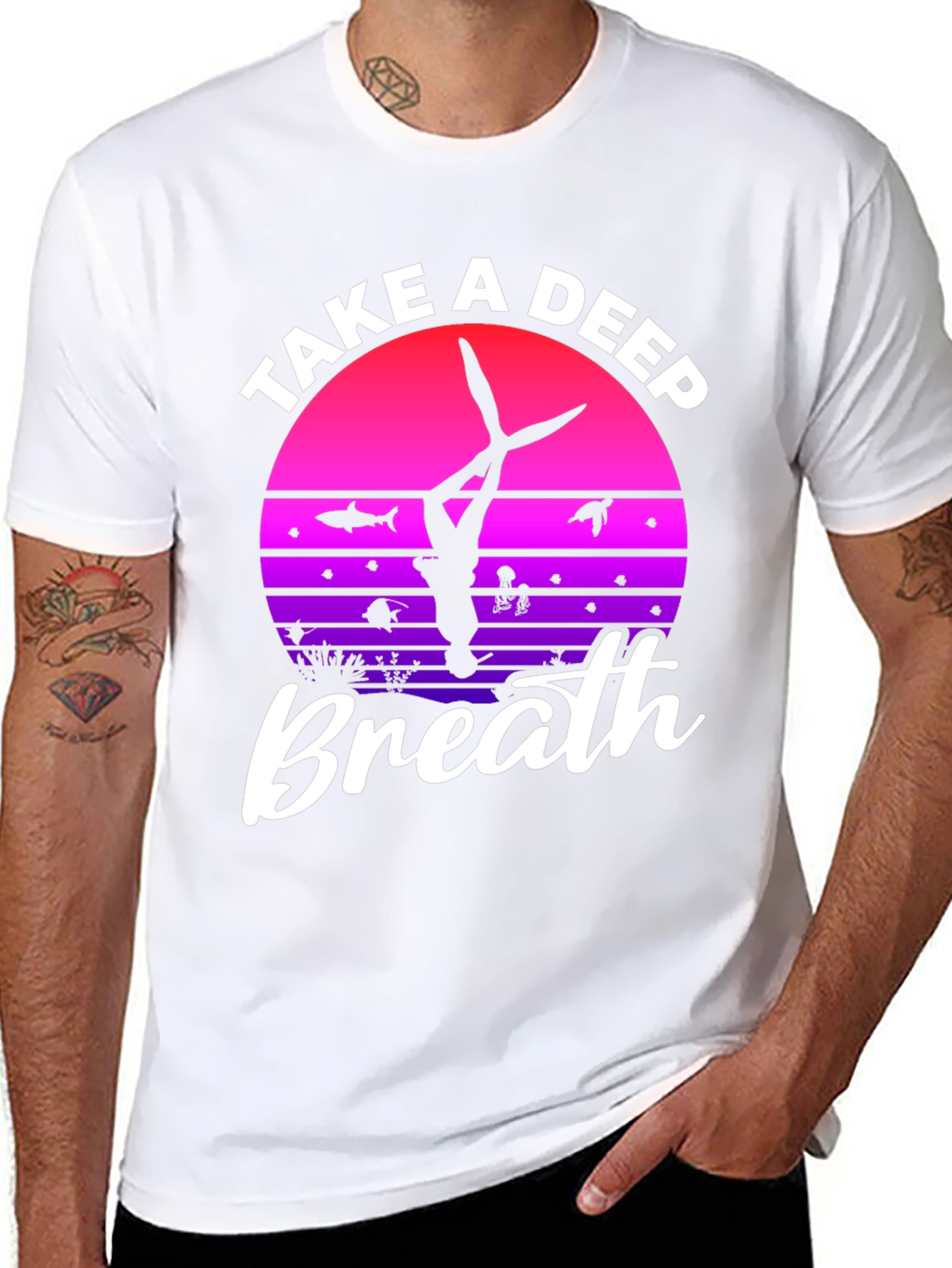 Take a Deep Breath Scuba Diving T-Shirt