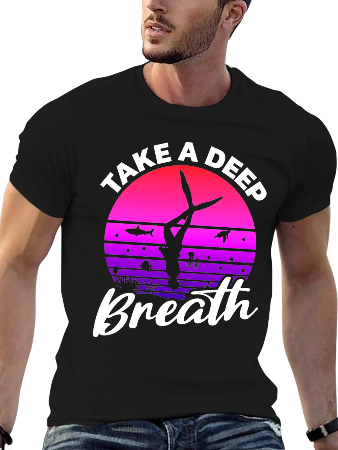 Take a Deep Breath Scuba Diving T-Shirt