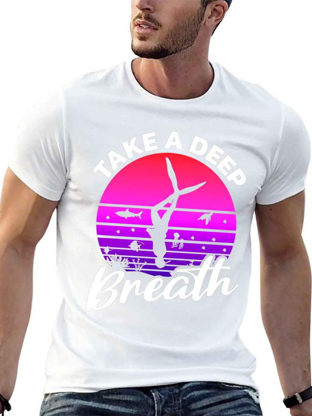 Take a Deep Breath Scuba Diving T-Shirt