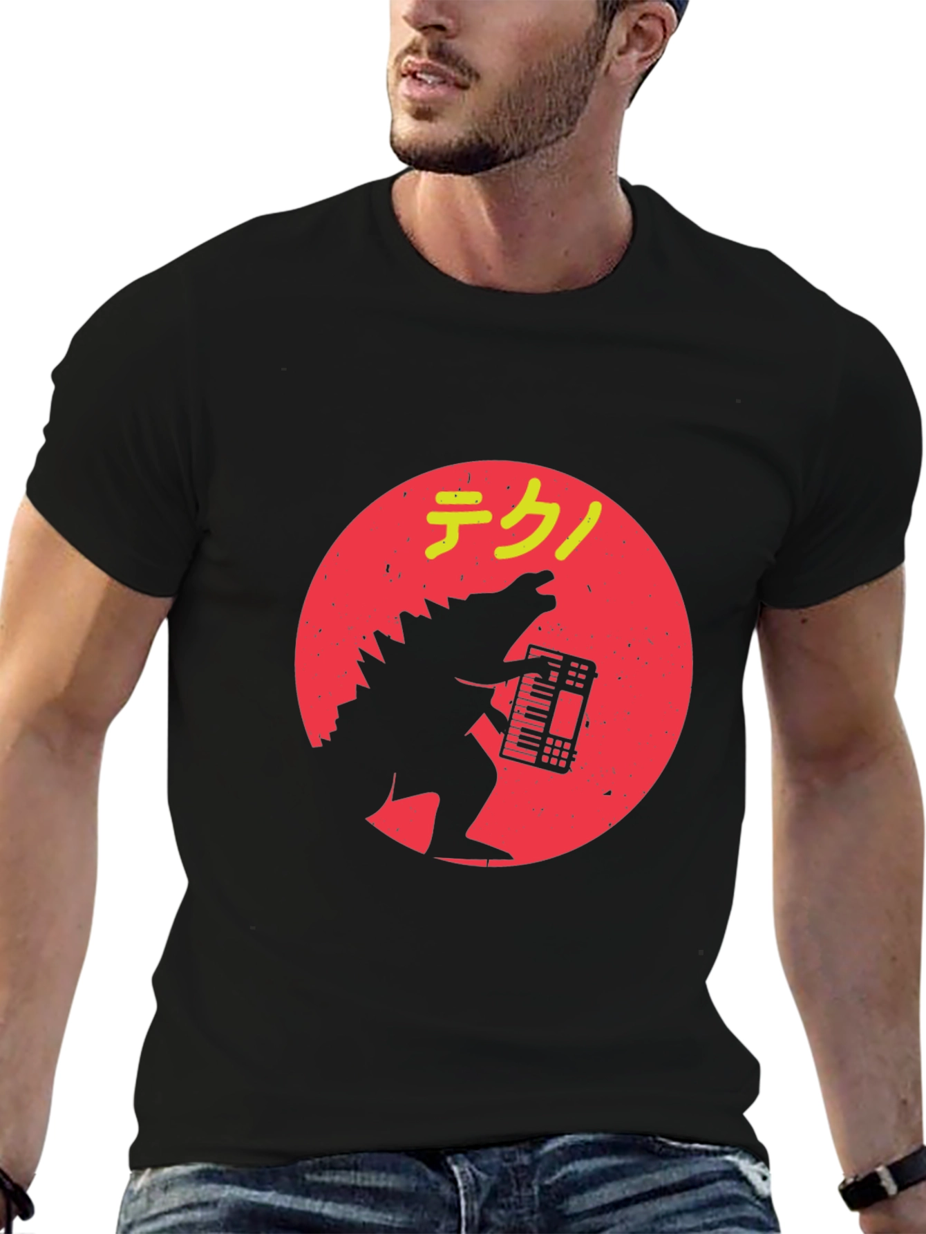 Godzilla Tech Black T-Shirt