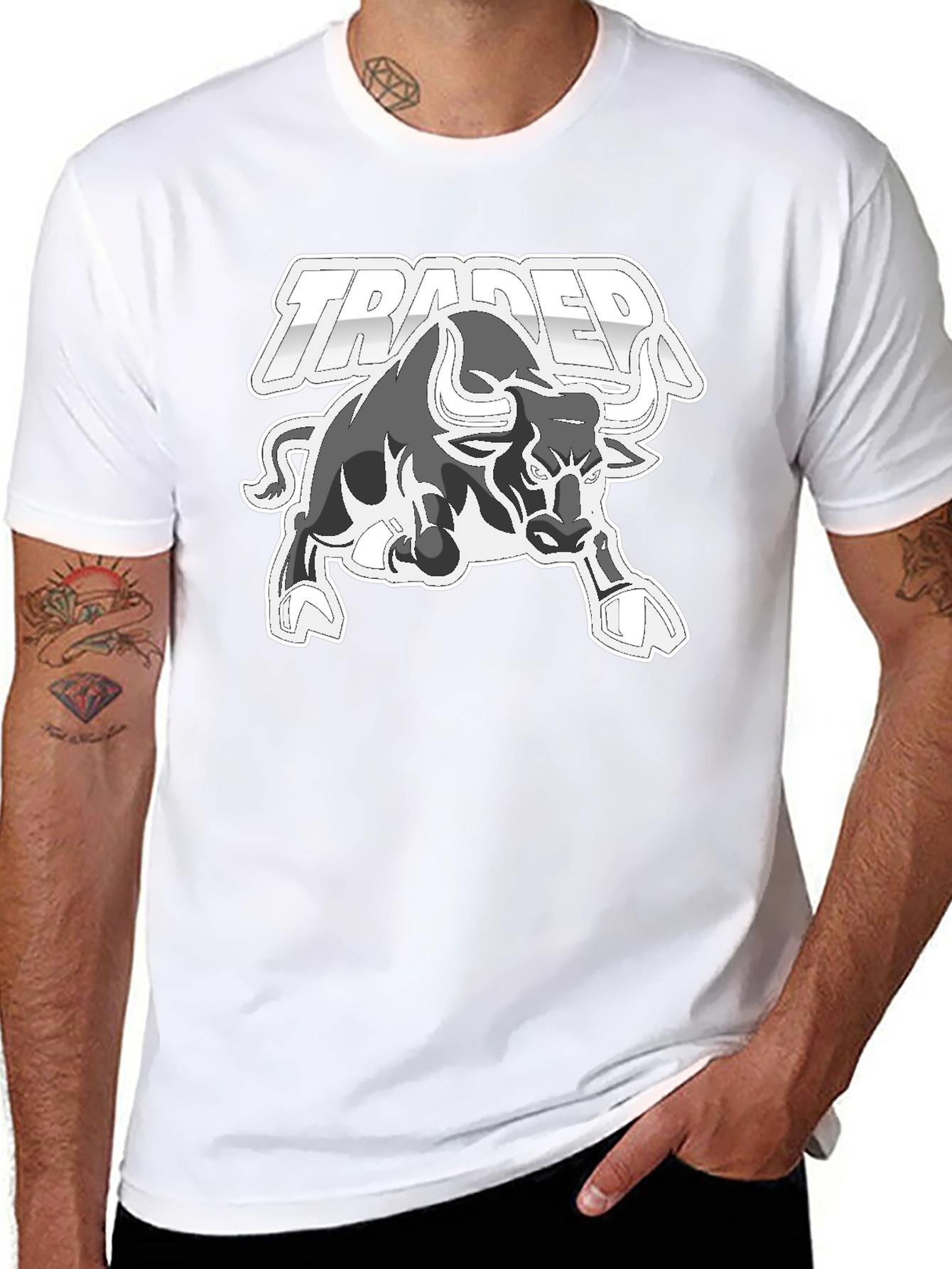 Traded Bull Graphic Tee - Black