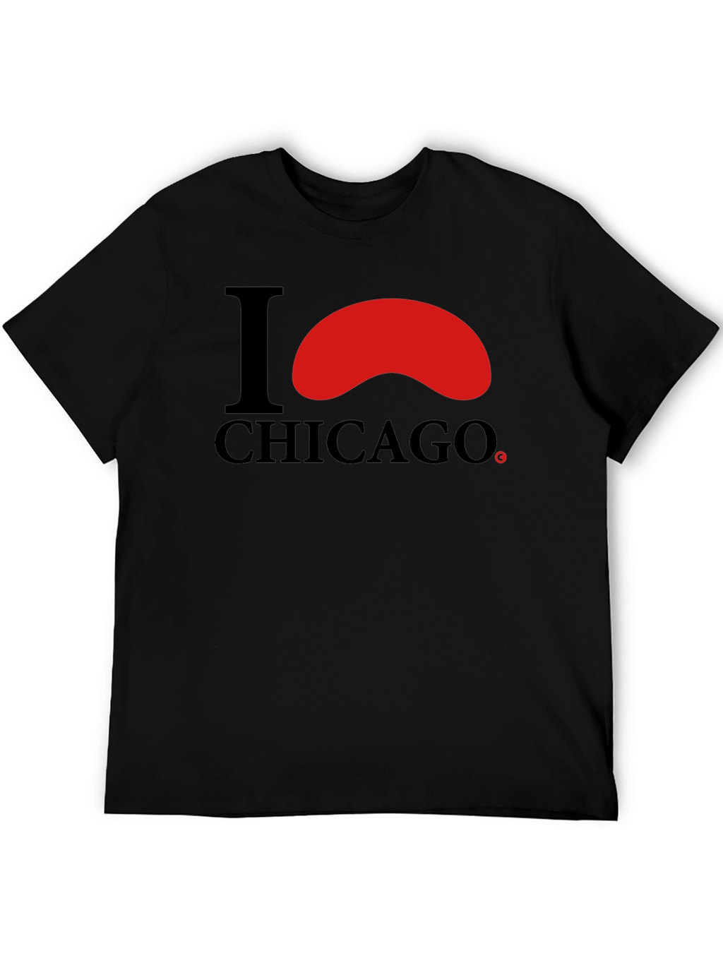 I Love Chicago Black T-Shirt