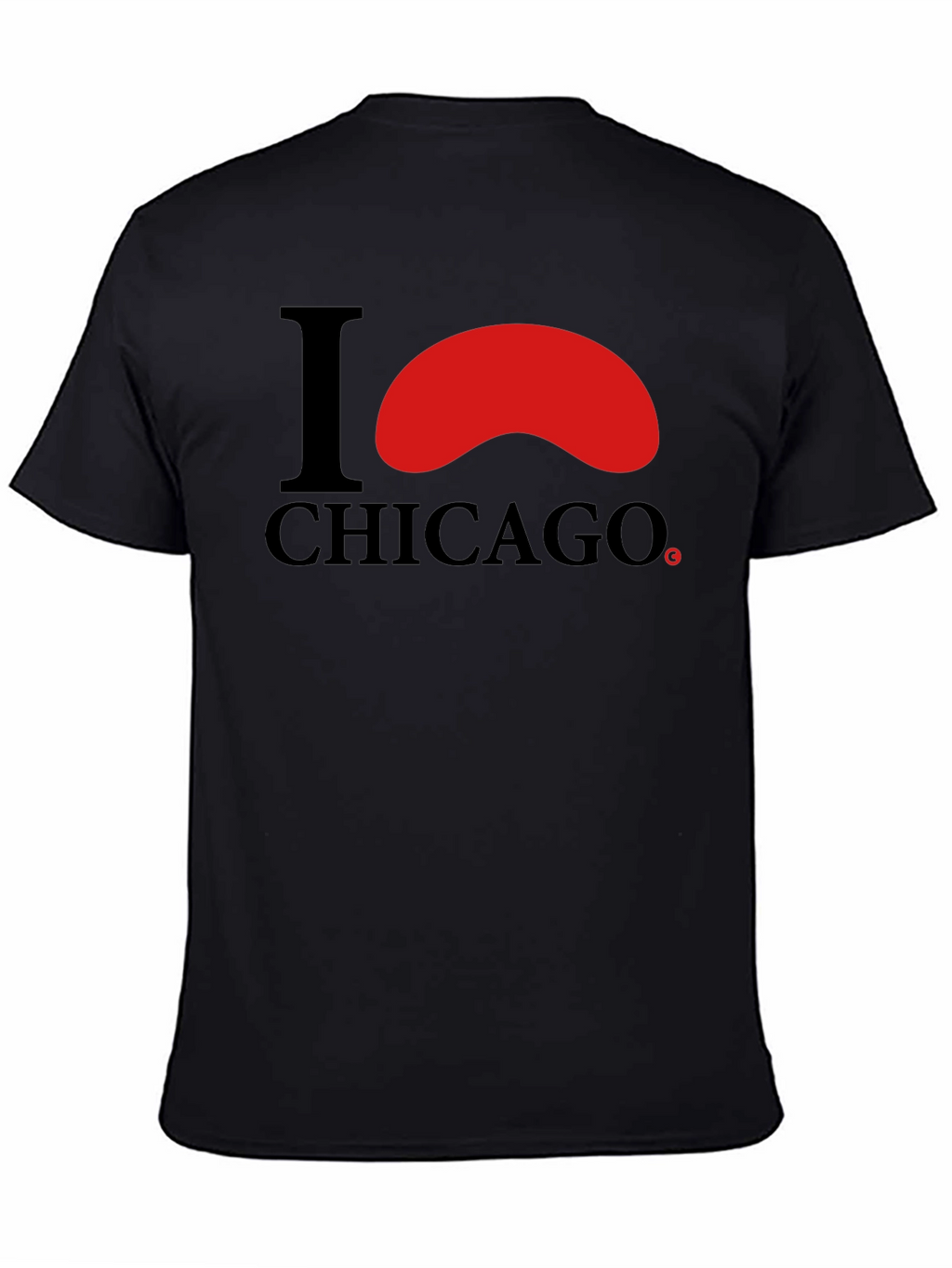 I Love Chicago Black T-Shirt