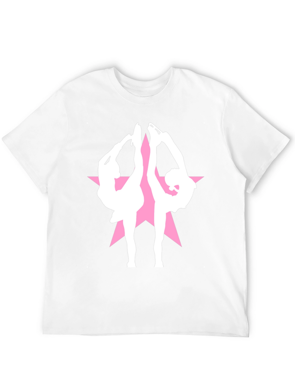 Figure Skating Star Black T-Shirt