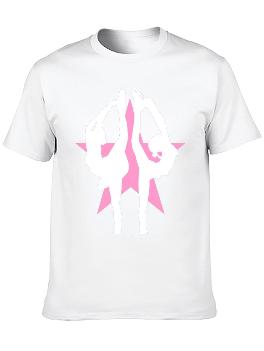 Figure Skating Star Black T-Shirt