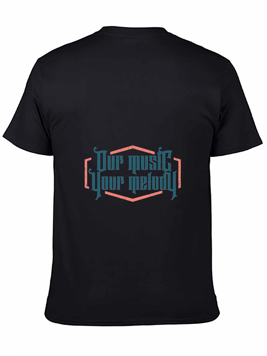 Our Music Your Melody Black Graphic Tee