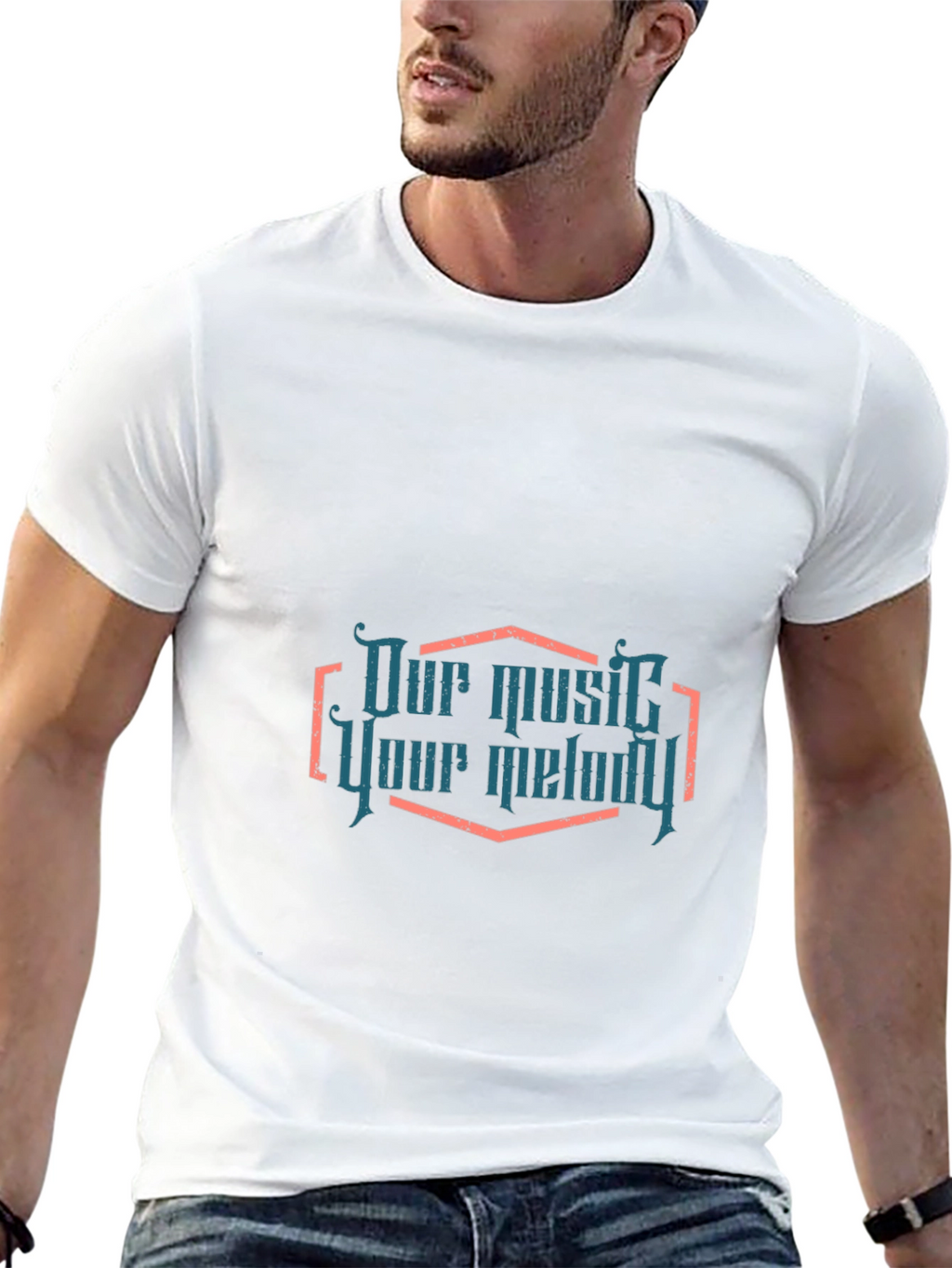 Our Music Your Melody Black Graphic Tee