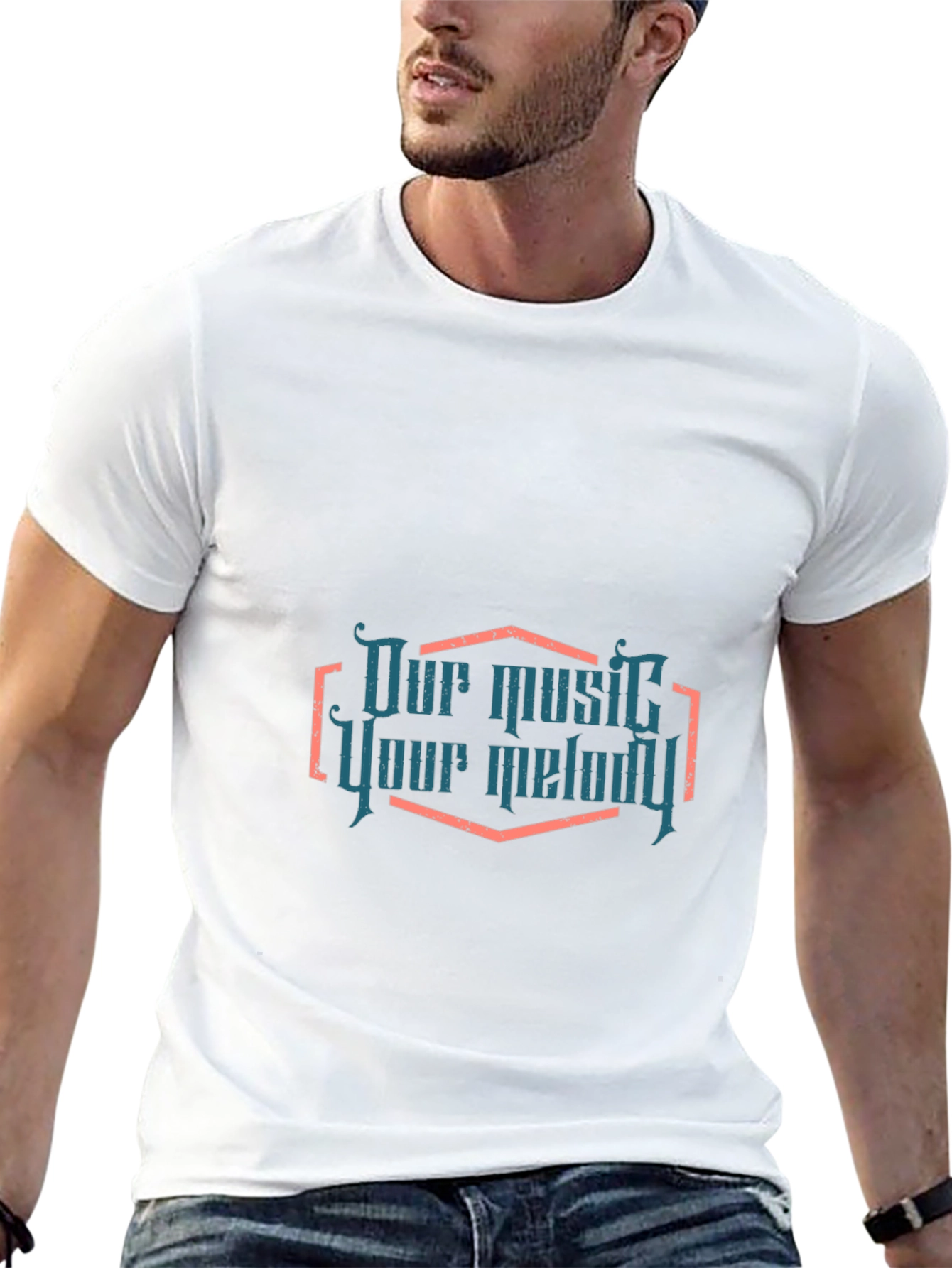 Our Music Your Melody Black Graphic Tee