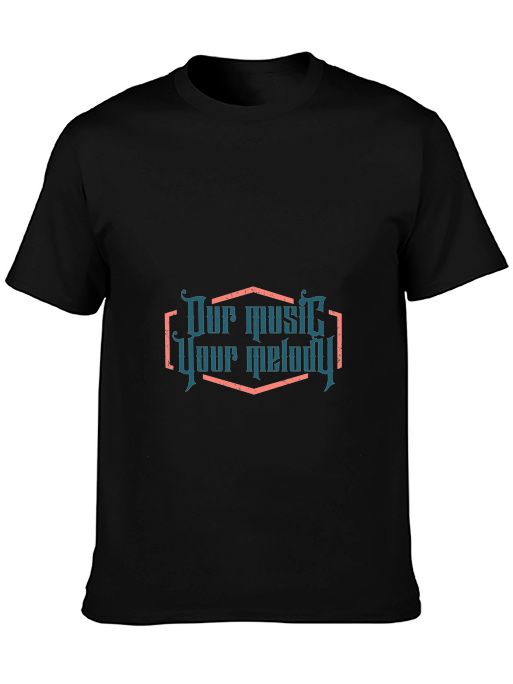 Our Music Your Melody Black Graphic Tee