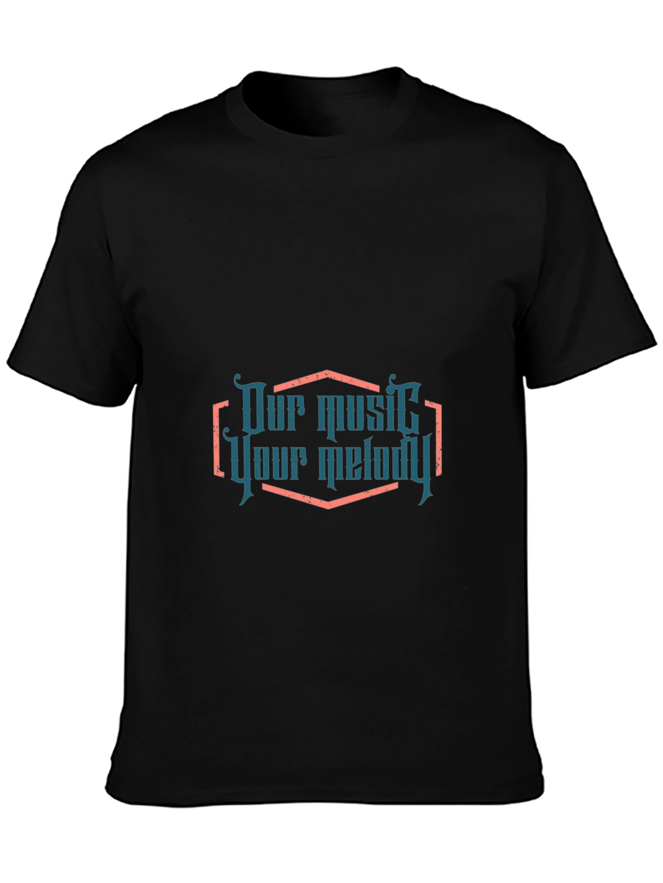 Our Music Your Melody Black Graphic Tee