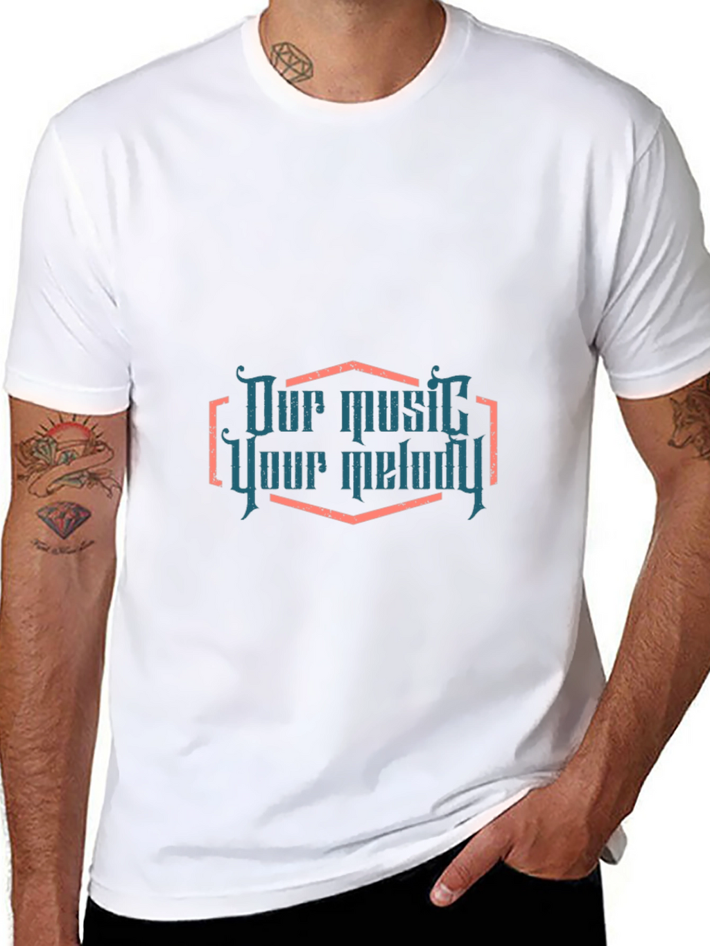 Our Music Your Melody Black Graphic Tee