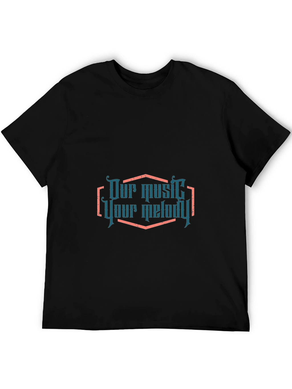 Our Music Your Melody Black Graphic Tee