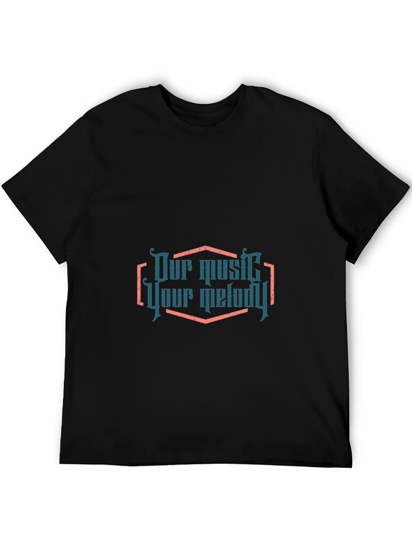 Our Music Your Melody Black Graphic Tee