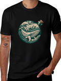 Whale in a Bottle Graphic T-Shirt