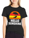 Hello Sunshine Graphic Tee - Summer Vibes T-Shirt