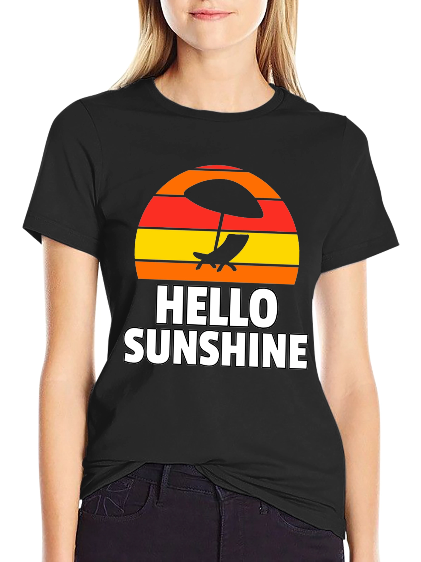 Hello Sunshine Graphic Tee - Summer Vibes T-Shirt