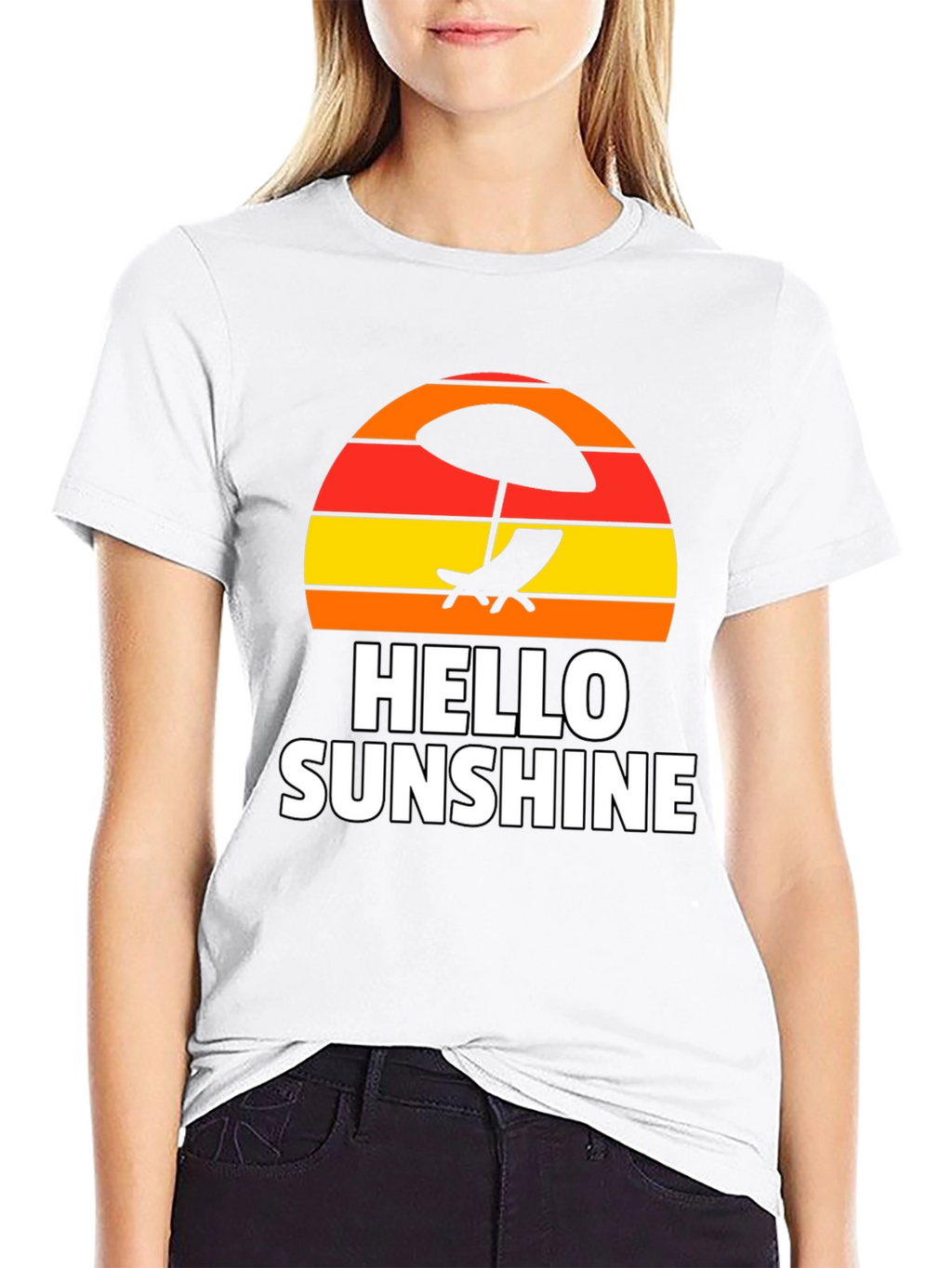 Hello Sunshine Graphic Tee - Summer Vibes T-Shirt