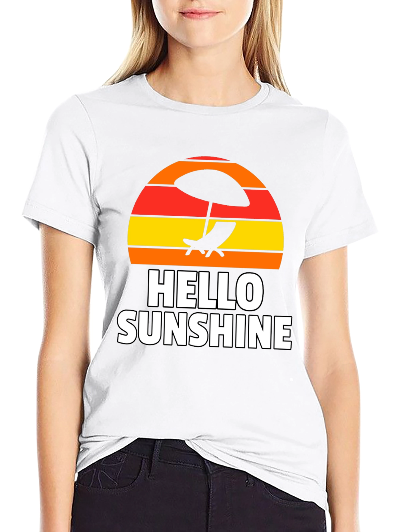 Hello Sunshine Graphic Tee - Summer Vibes T-Shirt