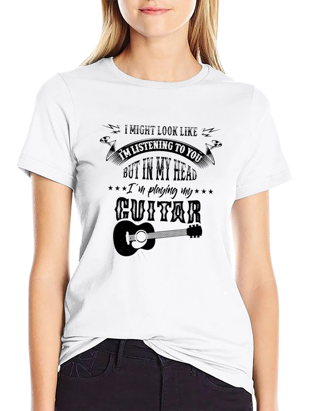 Guitar Player T-Shirt - Im Playing My Guitar
