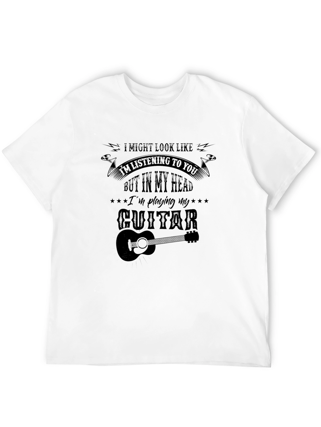 Guitar Player T-Shirt - Im Playing My Guitar