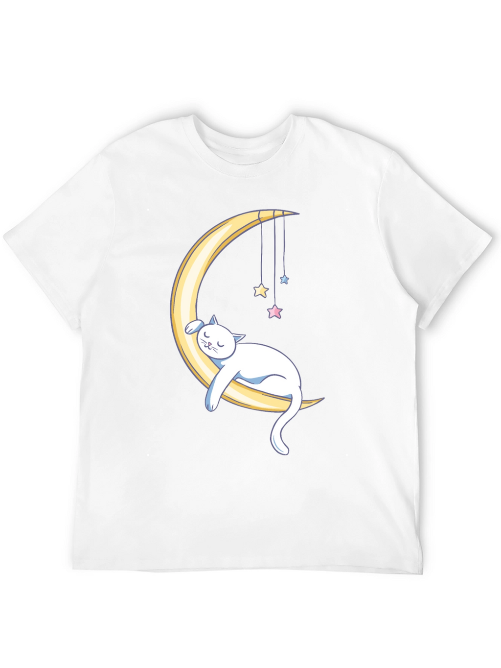 Cat Nap on the Moon Graphic Tee