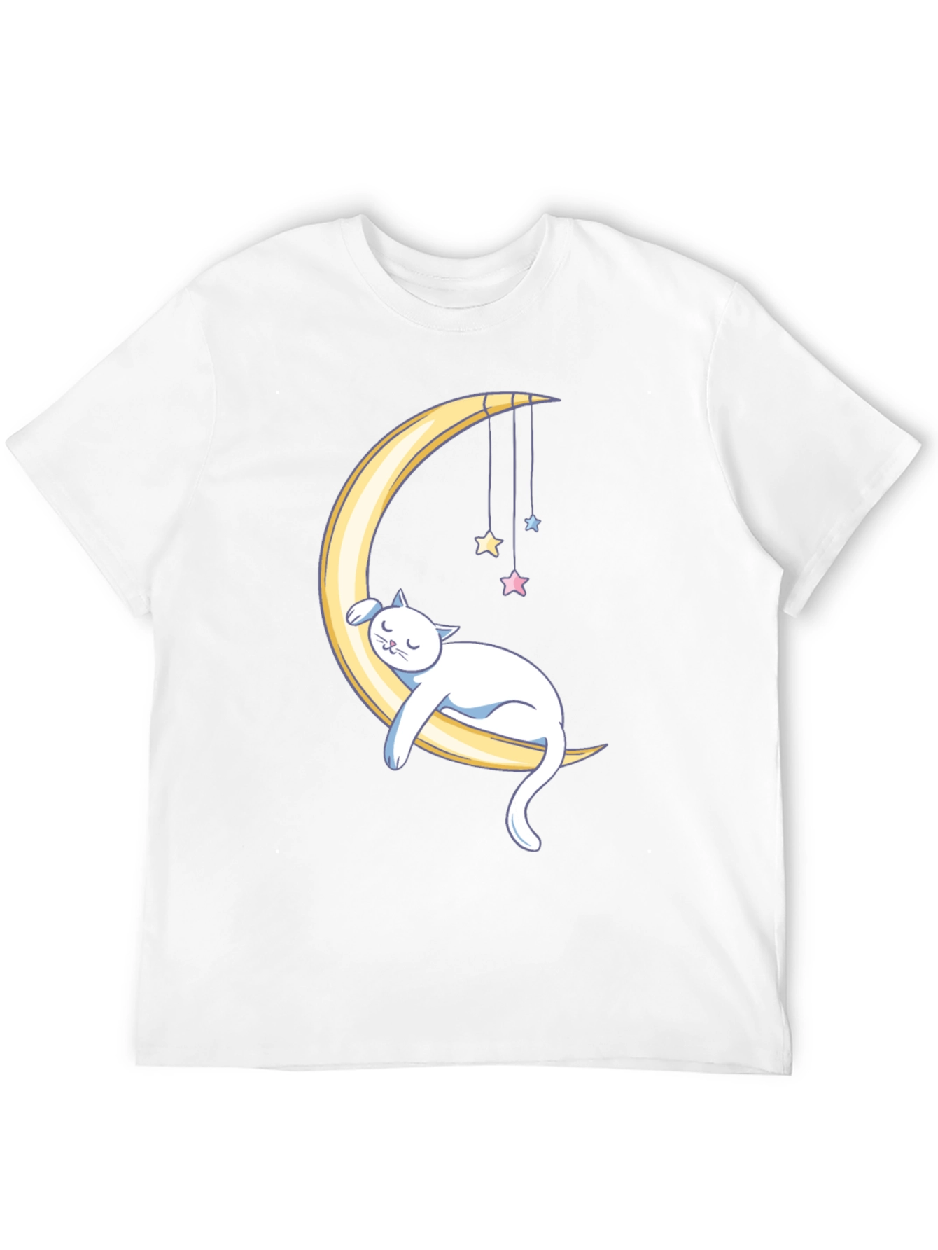 Cat Nap on the Moon Graphic Tee