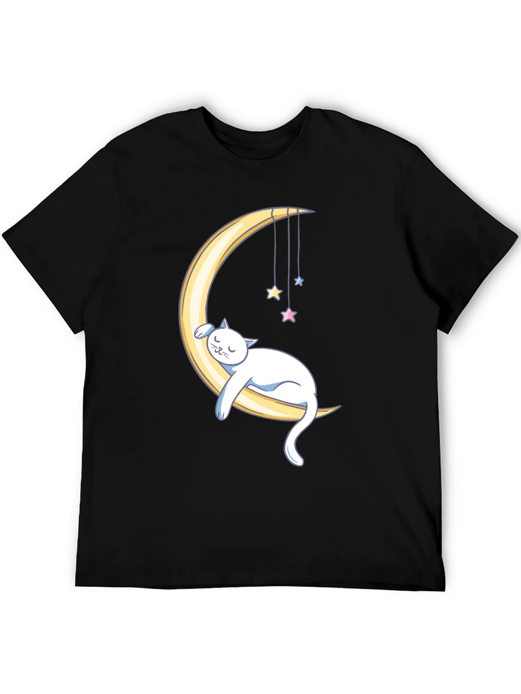 Cat Nap on the Moon Graphic Tee