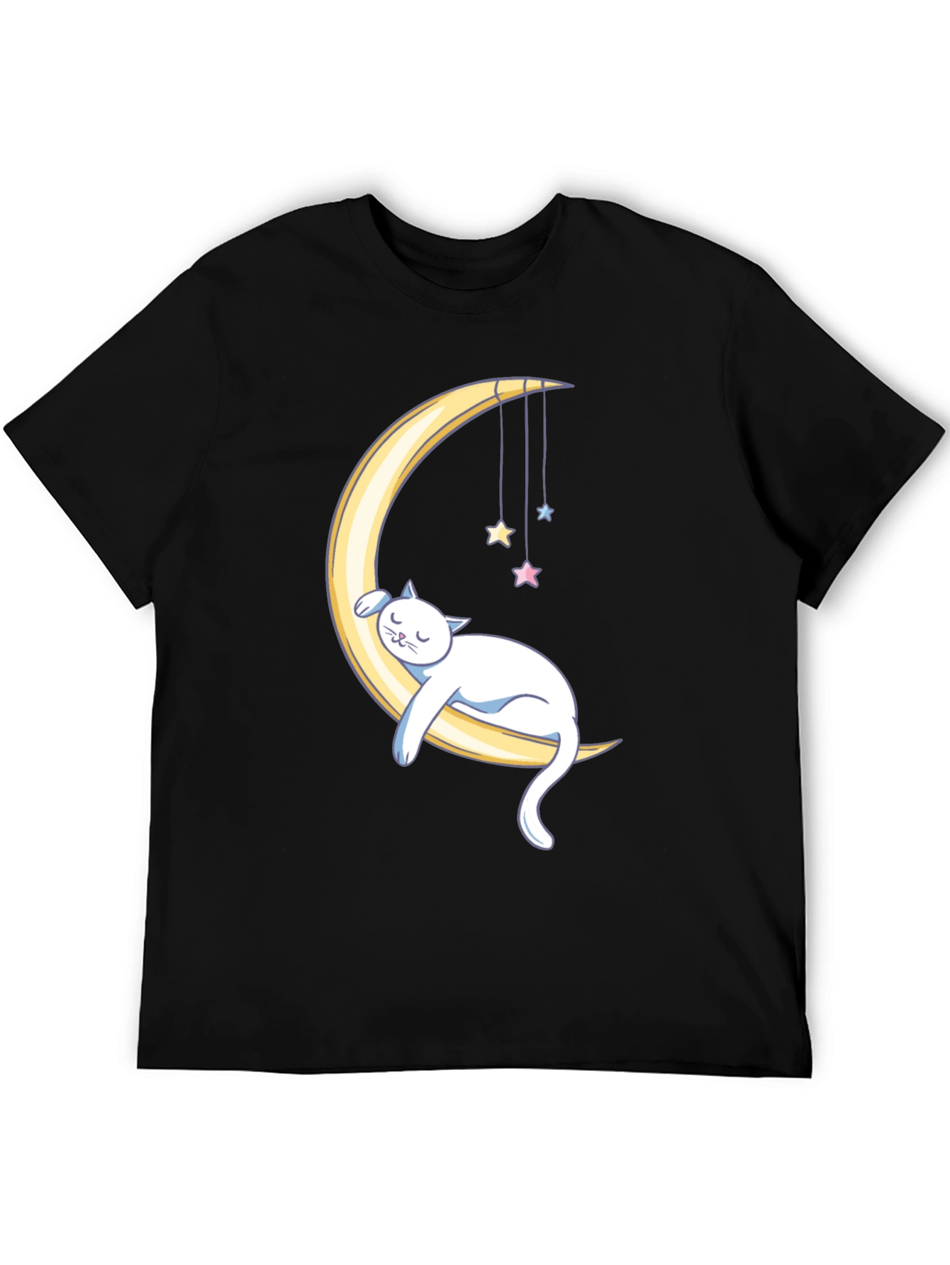 Cat Nap on the Moon Graphic Tee
