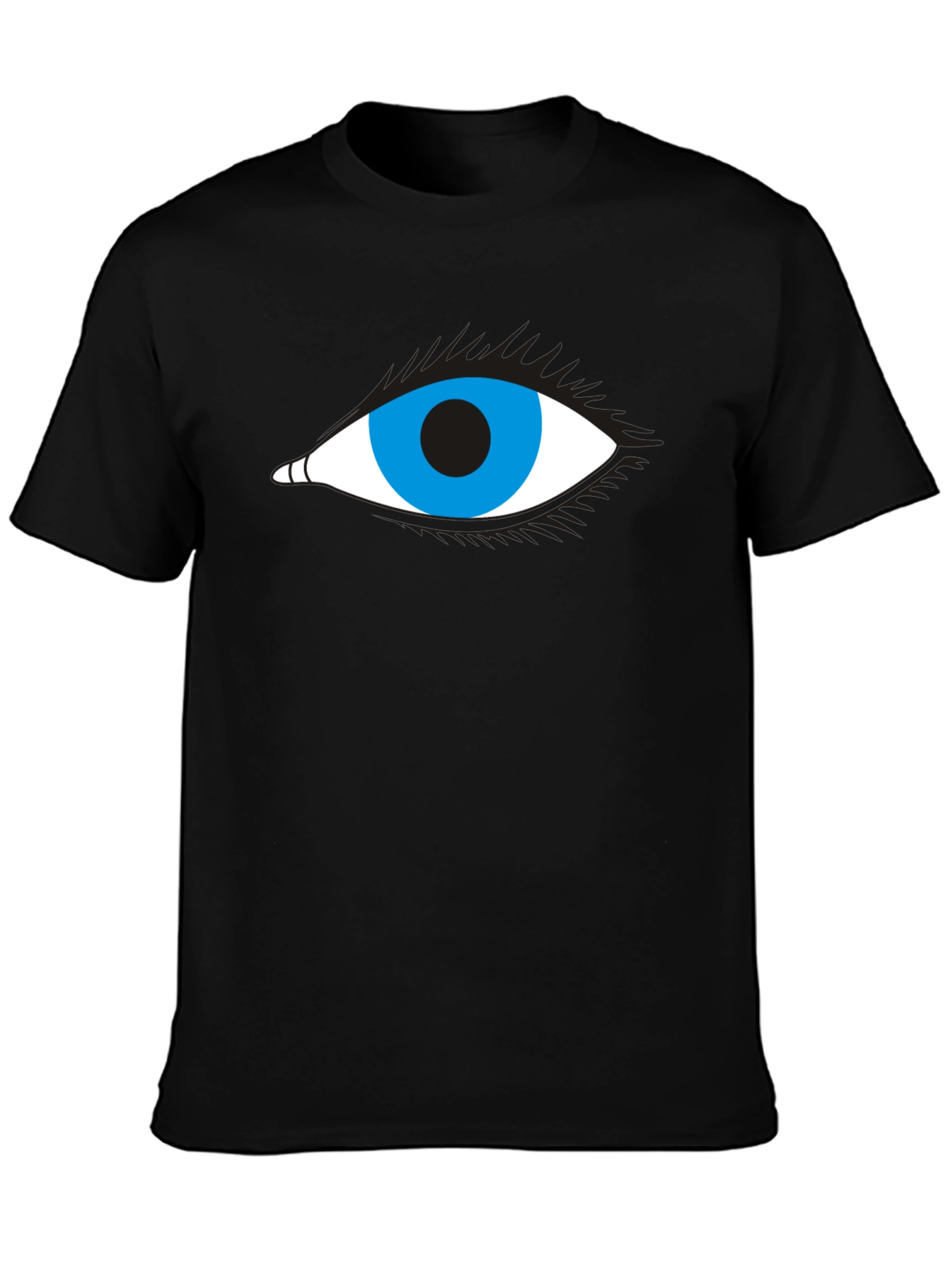 Eye Graphic Black T-Shirt - Stylish & Unique