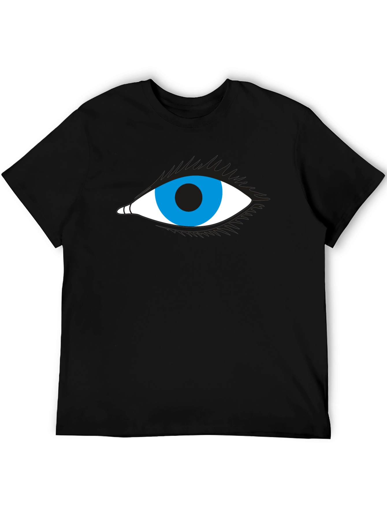Eye Graphic Black T-Shirt - Stylish & Unique