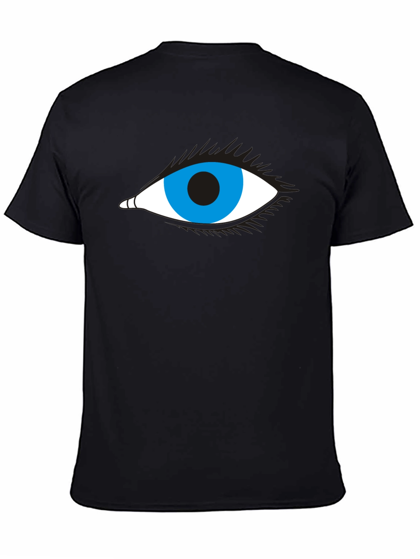 Eye Graphic Black T-Shirt - Stylish & Unique