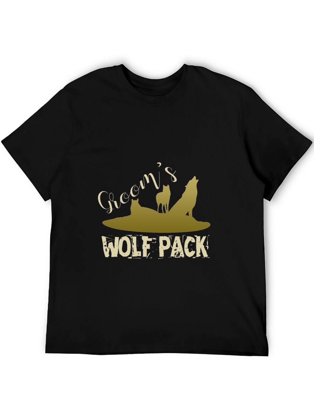 Grooms Wolf Pack Graphic T-Shirt