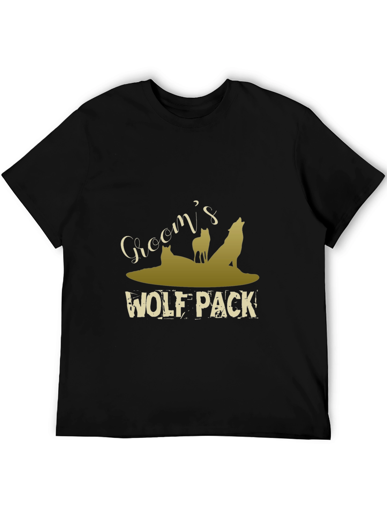 Grooms Wolf Pack Graphic T-Shirt
