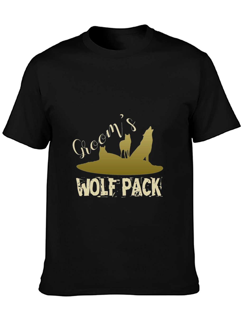 Grooms Wolf Pack Graphic T-Shirt