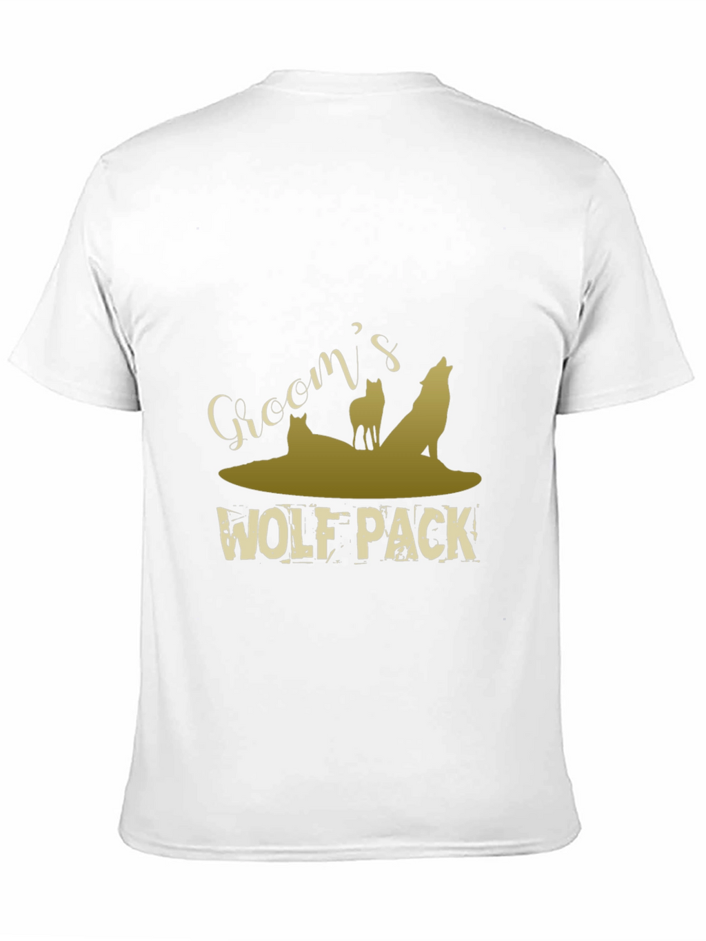 Grooms Wolf Pack Graphic T-Shirt